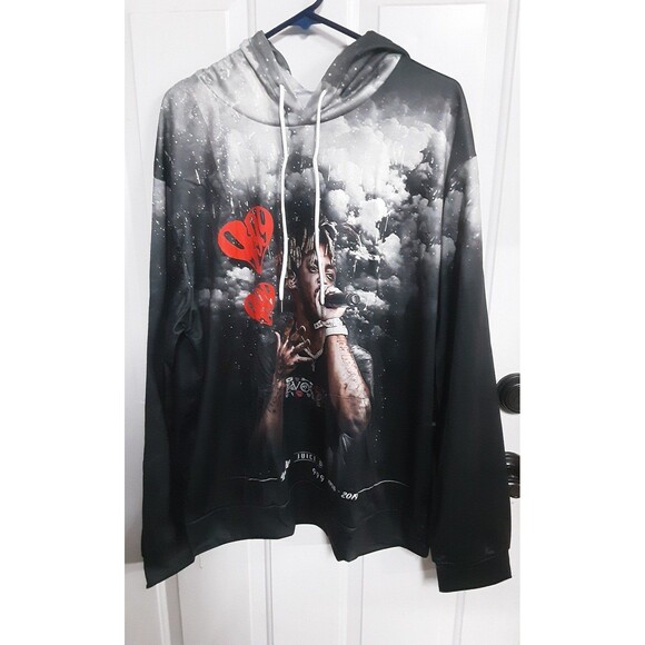 Juice Wrld Rapper Singer Hoodie Sweatshirt Large - Picture 4 of 7